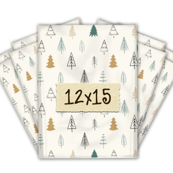 POLYMAILERS Elegant Trees Set of 10 12x15 - Picture 1 of 4